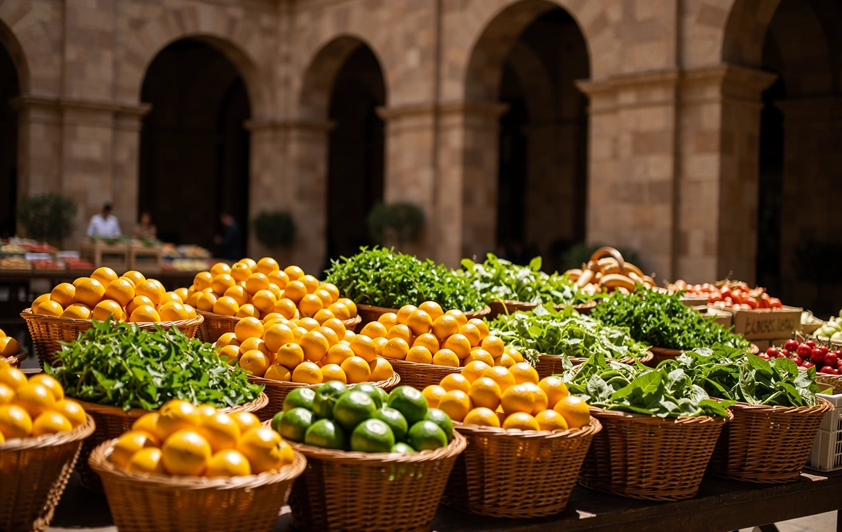 Traditional market in Seville